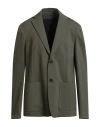 Dondup Man Blazer Military Green Size 46 Viscose, Polyamide, Elastane