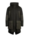 Dondup Man Coat Dark Green Size 42 Wool, Polyamide, Cotton, Polyurethane In Green