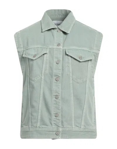 Dondup Denim Outerwear In Sage Green