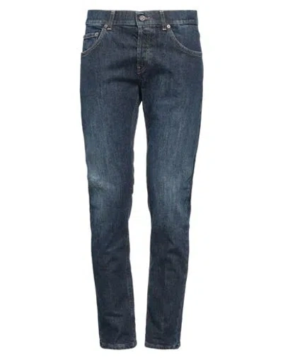 Dondup Blue Cotton Jeans & Trouser