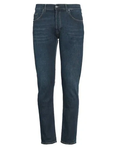 Dondup Man Jeans Blue Size 33 Cotton, Lyocell, Elastomultiester, Elastane