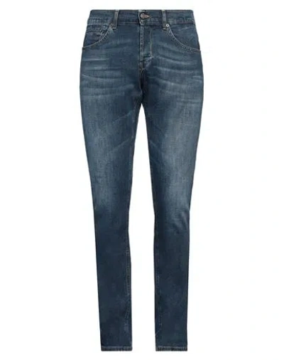 Dondup Man Jeans Blue Size 31 Cotton, Elastomultiester, Elastane