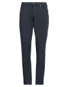 Dondup Man Jeans Navy Blue Size 30 Cotton, Elastomultiester, Elastane