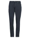 Dondup Man Jeans Navy Size 29 Cotton, Elastomultiester, Elastane In Navy Blue