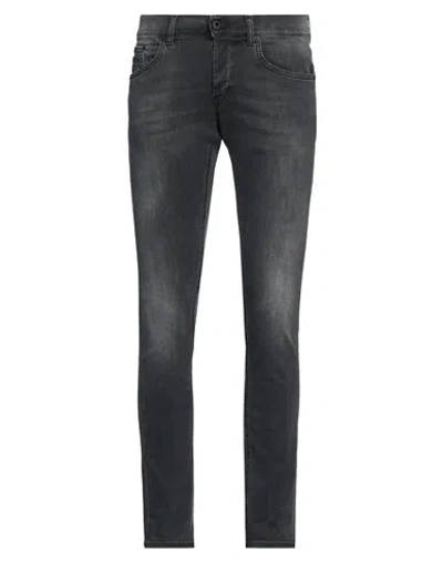 Dondup Man Jeans Steel Grey Size 29 Cotton, Elastomultiester, Elastane