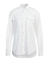 Dondup Lapel Shirt In White
