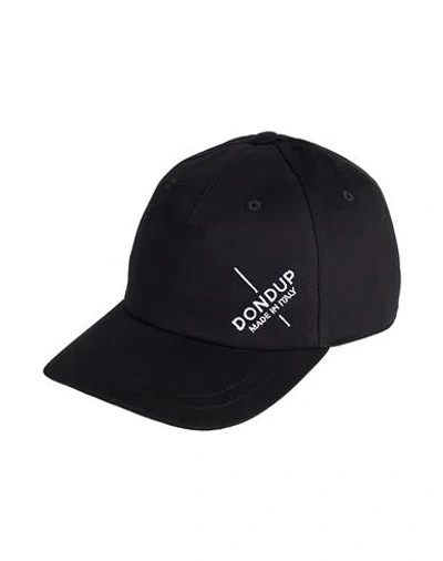 Dondup Man Hat Black Size Onesize Cotton