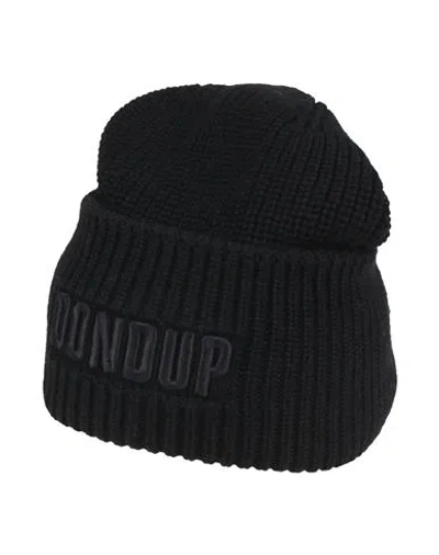 Dondup Man Hat Black Size Onesize Wool, Acrylic