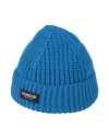 Dondup Man Hat Azure Size Onesize Wool, Acrylic In Blue