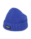 Dondup Man Hat Blue Size Onesize Wool, Acrylic