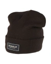Dondup Man Hat Dark Brown Size Onesize Wool, Acrylic
