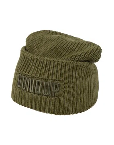 Dondup Man Hat Military Green Size Onesize Wool, Acrylic