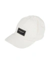 Dondup Man Hat Off White Size Onesize Cotton, Elastane In Off White