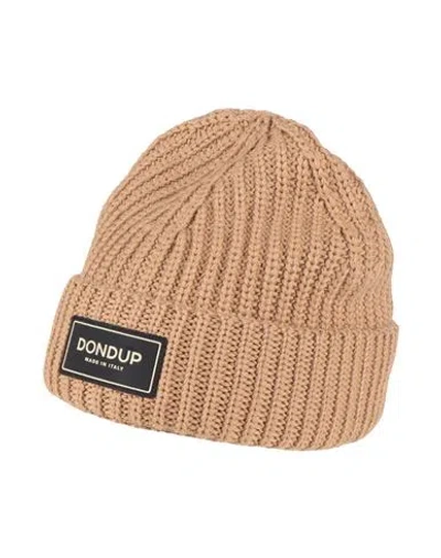 Dondup Man Hat Sand Size Onesize Wool, Acrylic