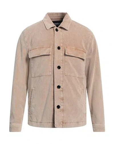 Dondup Man Jacket Beige Size 46 Cotton, Elastane