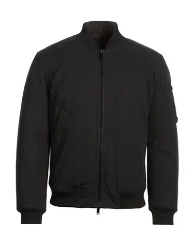 Dondup Man Jacket Black Size 46 Cotton, Nylon