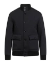 Dondup Man Jacket Black Size L Viscose, Elastane, Polyurethane