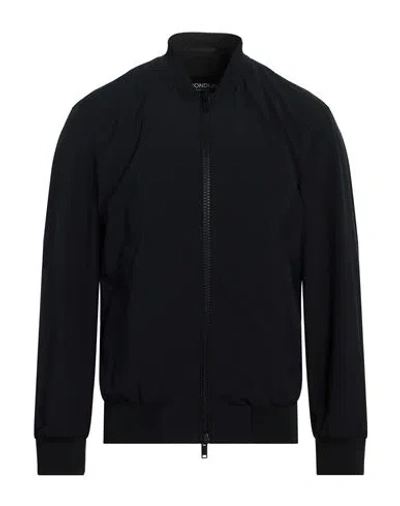 Dondup Man Jacket Midnight Blue Size 46 Polyester