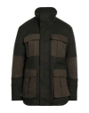 Dondup Man Jacket Military Green Size 44 Virgin Wool, Polyamide
