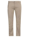 Dondup Man Jeans Beige Size 40 Cotton, Elastomultiester, Elastane