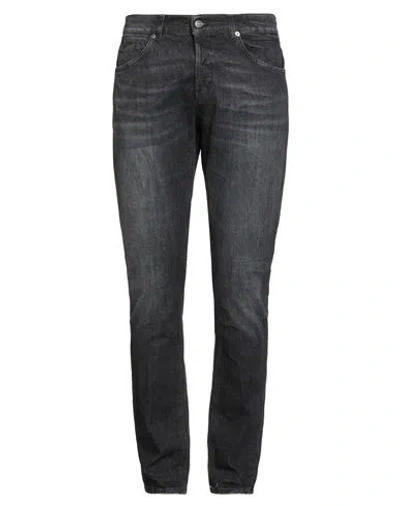Dondup Man Jeans Black Size 29 Cotton, Elastane