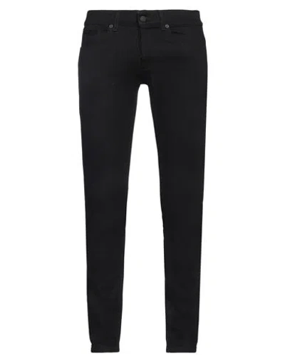 Dondup Man Jeans Black Size 32 Organic Cotton, Modal, Elastomultiester, Elastane