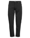 Dondup Man Jeans Black Size 34 Cotton, Elastomultiester, Elastane