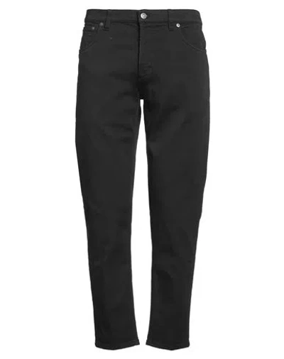 Dondup Man Jeans Black Size 34 Cotton, Elastomultiester, Elastane