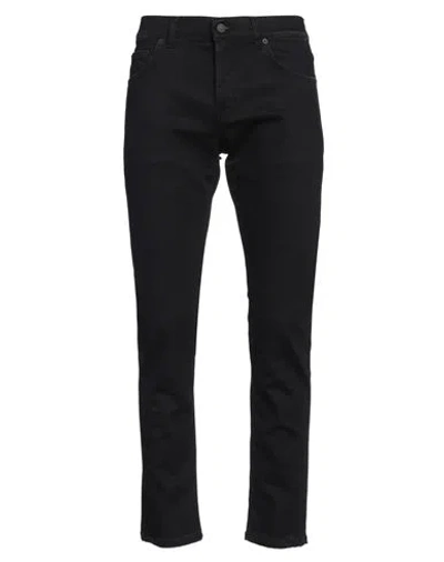 Dondup Man Jeans Black Size 34 Cotton, Elastomultiester, Elastane