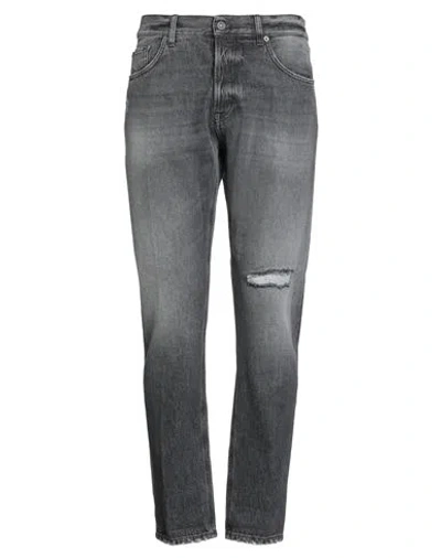 Dondup Man Jeans Black Size 35 Cotton