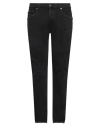 Dondup Man Jeans Black Size 35 Cotton, Elastane