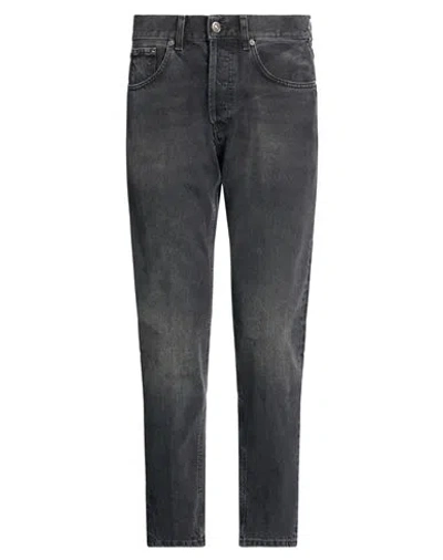 Dondup Man Jeans Black Size 36 Cotton