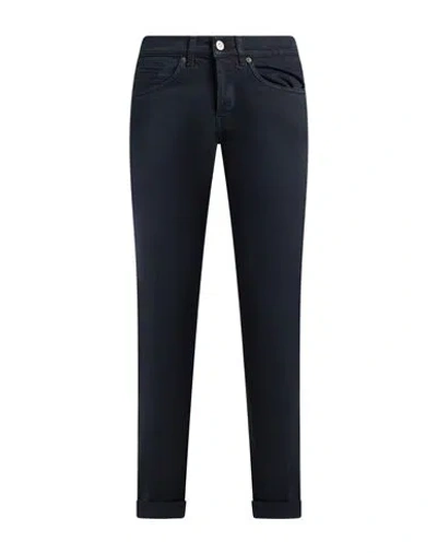 Dondup Man Jeans Blue Size 28 Cotton, Elastane