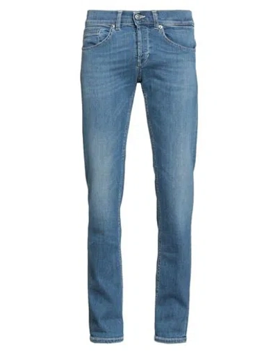 Dondup Man Jeans Blue Size 29 Cotton, Lyocell, Elastomultiester, Elastane