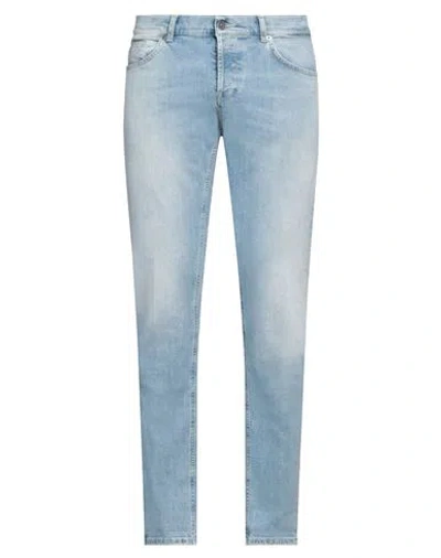 Dondup Man Jeans Blue Size 29 Organic Cotton, Recycled Elastane