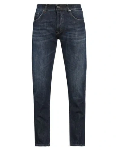 Dondup Man Jeans Blue Size 30 Cotton, Elastane