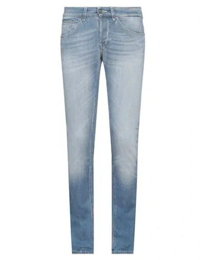 Dondup Man Jeans Blue Size 35 Cotton, Elastane