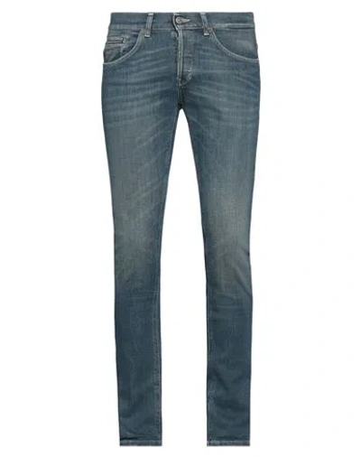Dondup Man Jeans Blue Size 31 Cotton, Elastane