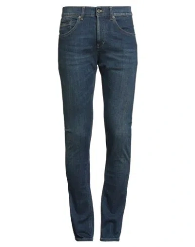 Dondup Man Jeans Blue Size 30 Cotton, Elastomultiester, Elastane