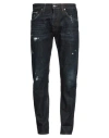 Dondup Man Denim Pants Blue Size 36 Cotton In Blue