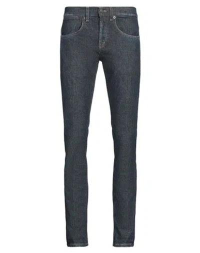 Dondup Man Jeans Blue Size 31 Cotton, Cashmere, Elastane