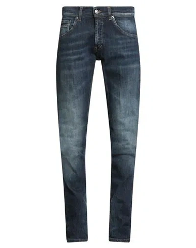 Dondup Man Jeans Blue Size 31 Cotton, Elastane