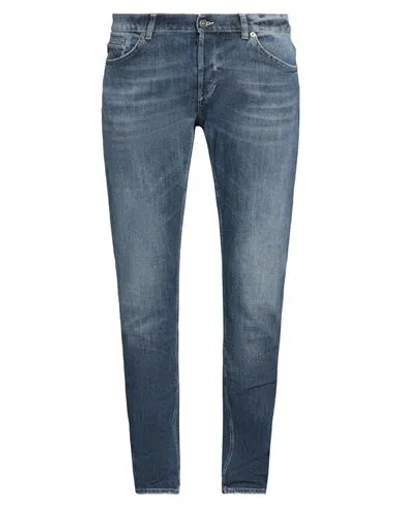 Dondup Man Jeans Blue Size 31 Cotton, Elastane