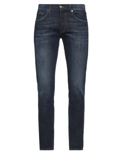 Dondup Man Jeans Blue Size 34 Cotton, Elastane