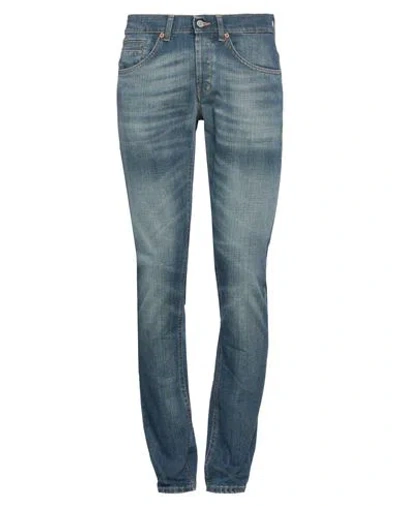 Dondup Man Jeans Blue Size 31 Cotton, Elastane