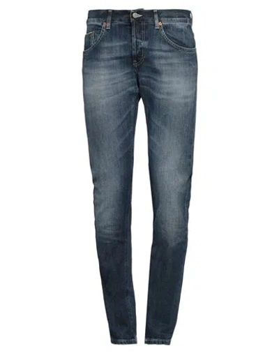 Dondup Man Jeans Blue Size 31 Cotton, Polyurethane