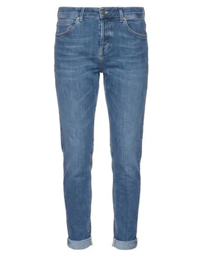 Dondup Man Jeans Blue Size 32 Cotton, Elastane