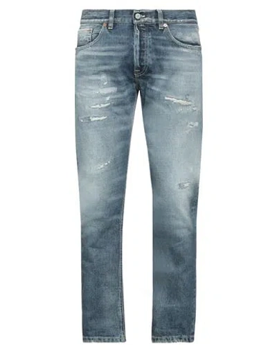 Dondup Man Jeans Blue Size 33 Cotton