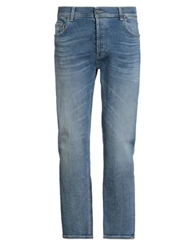 Dondup Man Jeans Blue Size 33 Cotton, Elastane