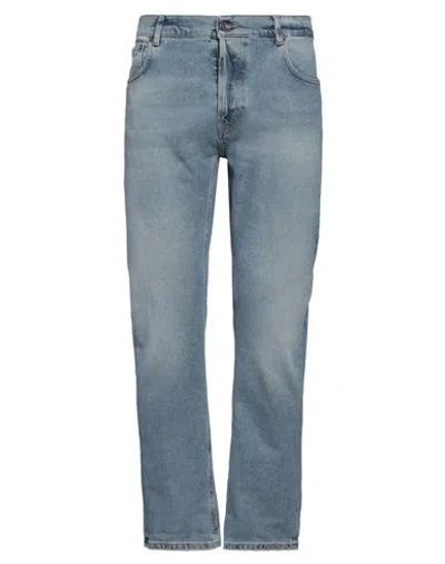 Dondup Man Jeans Blue Size 35 Cotton, Elastane